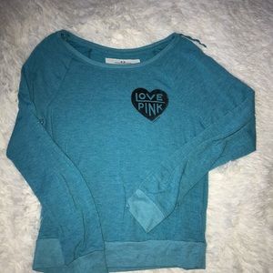 PINK super soft crew neck top